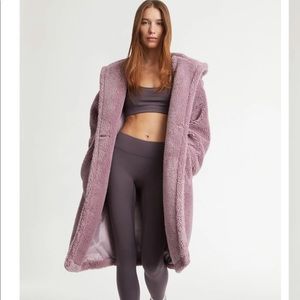 Apparis Mia hooded Teddy fleece coat